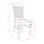 Ensemble de bar 3 pièces pour petits espaces comprenant une table carrée et 2 chaises rembourrées en lin, 91 x 91 cm, couleur acajou.-680205048-680205050-782743763
