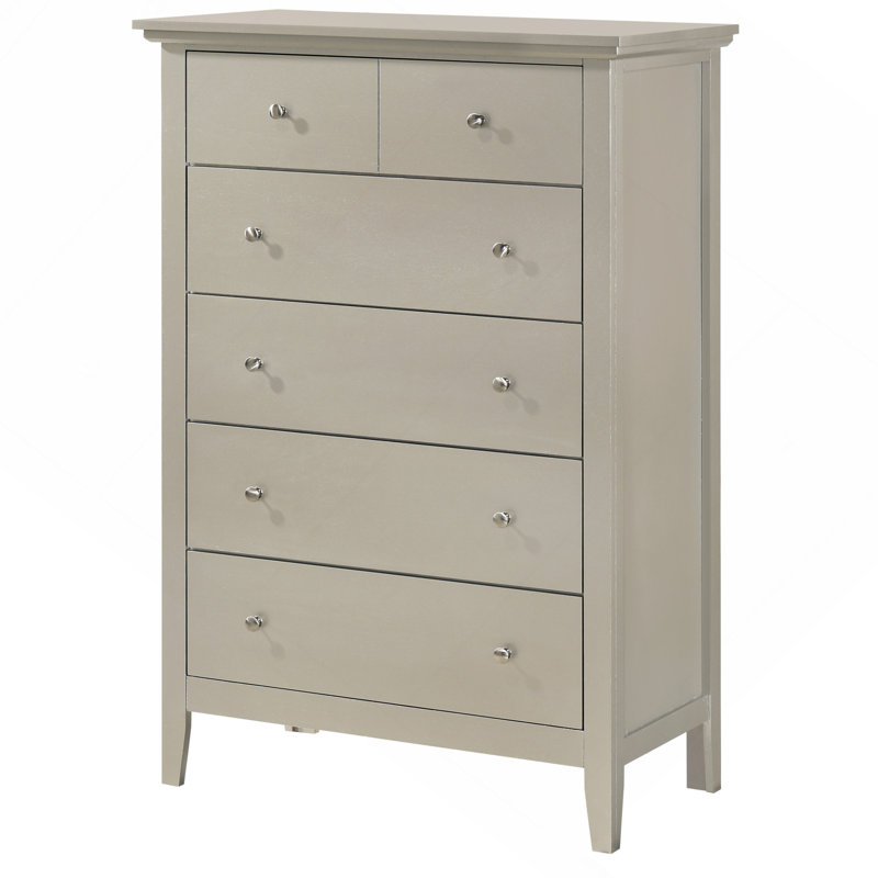 Commode Glory Furniture, champagne argenté, Champagne