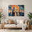 Nautical Yachts Gray Metal Wall Art