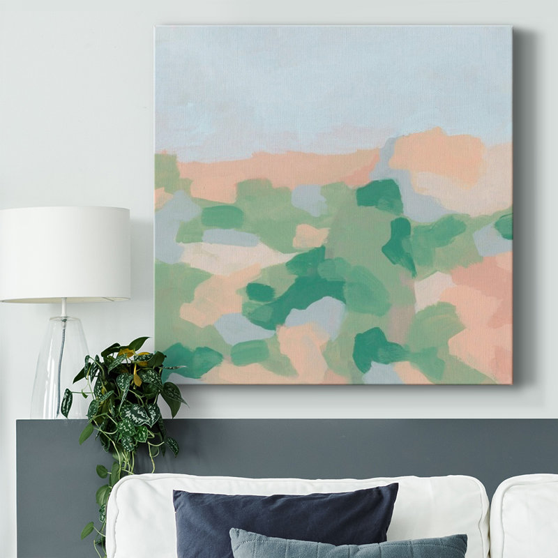 Toile tendue I-Gallery Dappled Valley, H 24 po x l 24 po x P 1,5 po