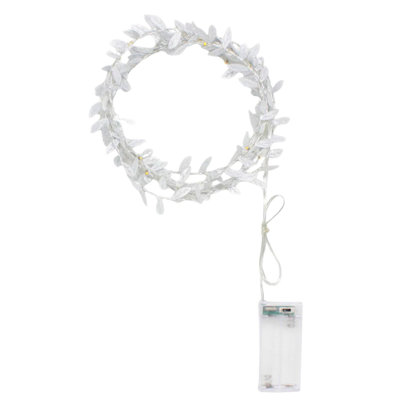  20 LED Leaf Vine Fairy Lights – 7.8ft Copper Wire String Light for Indoor Outdoor Decor