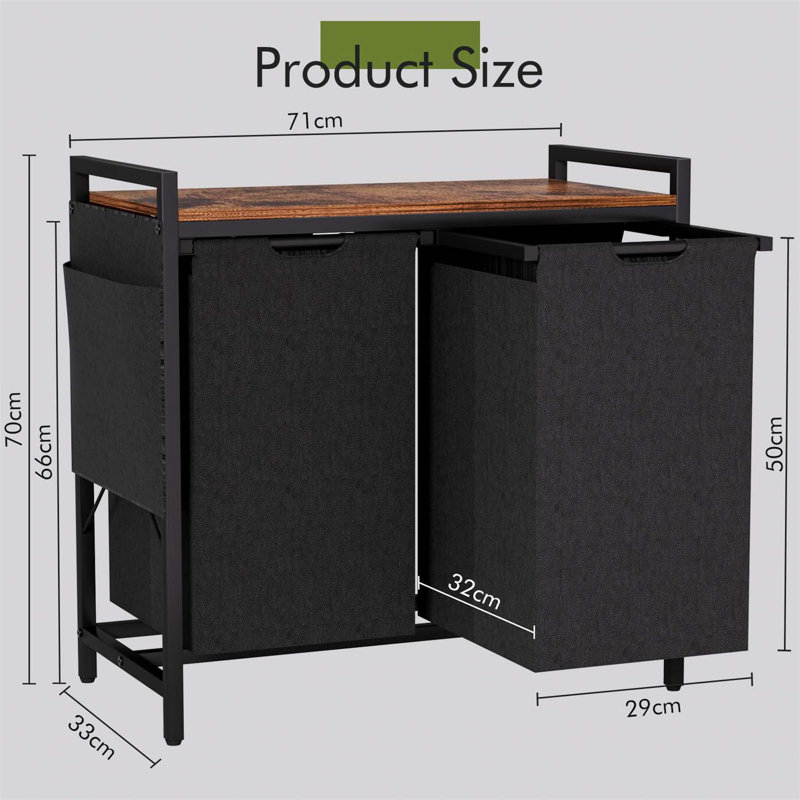 Bhargava Laundry Hamper with Handles