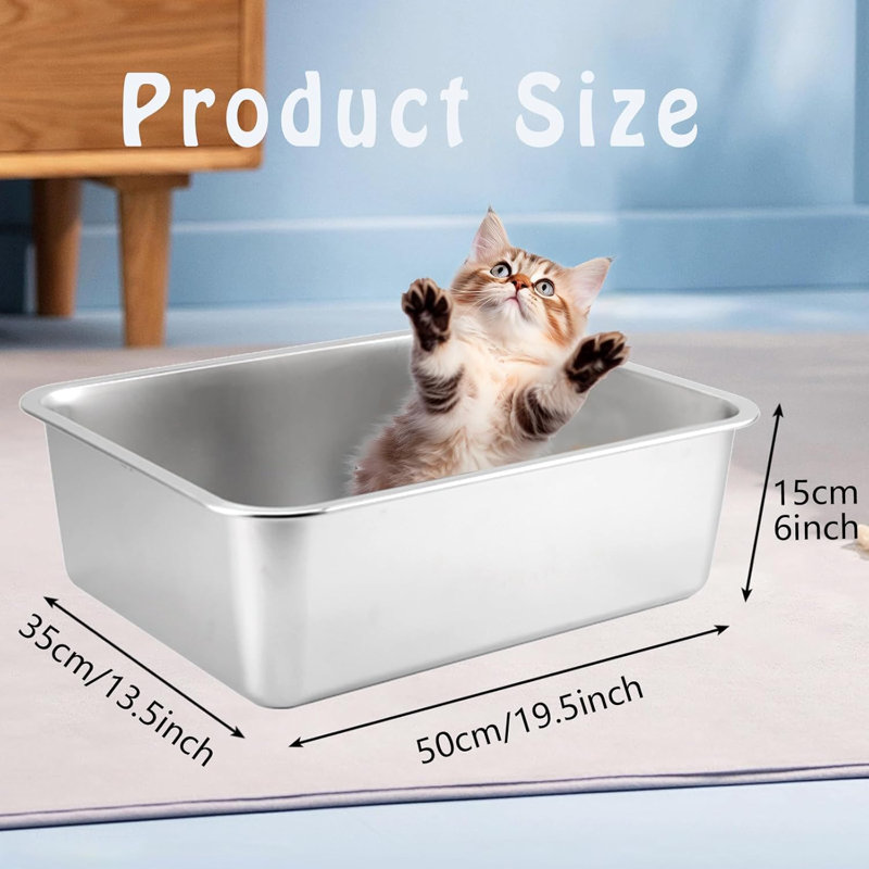 Stainless Steel Litter Box