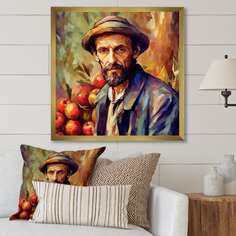 «Dignified Man», reproduction sur toile, Cadre doré à une seule photo, H 36 po x l 36 po x P 1,5 po