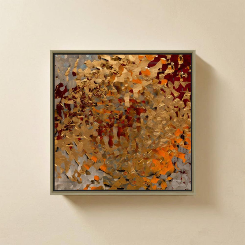 «Psalm 34:18 Close to the Broken» par Mark Lawrence - impression sur toile, 24" H x 24" W, Champagne