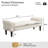 Button-Tufted End Of Bed Bench-466150110