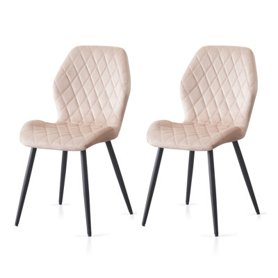Stansky Upholstered Velvet Dining Chairs