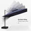 Hanselka 3.7m Square Cantilever Parasol With Base-637928683