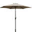 Parasol en aluminium de qualité supérieure résistant aux intempéries avec base - Solution d'ombrage extérieure élégante pour les terrasses et les patios