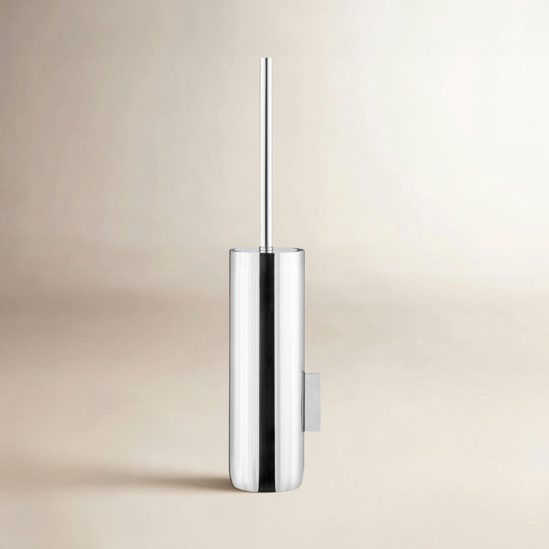 Modo 19.29" Toilet Brush and Holder, Polished Stainless Steel