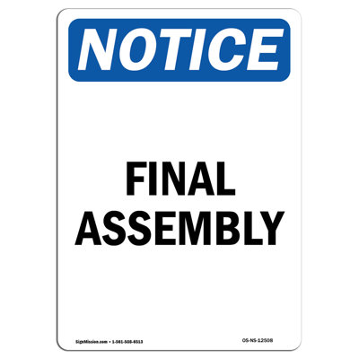 Final Assembly Sign