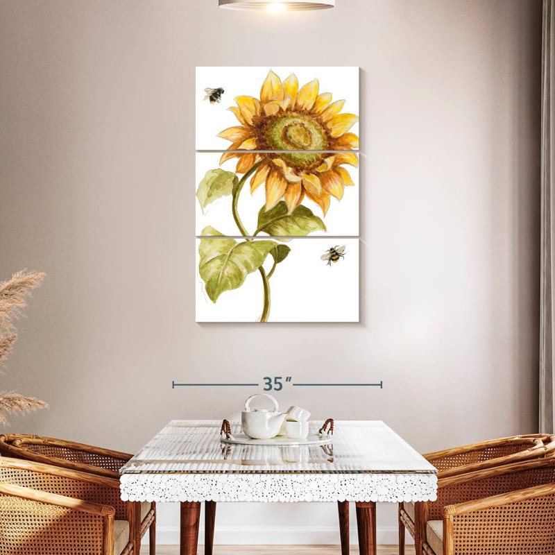 Récolte de tournesol doré II