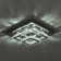 Zaina Square Large-size Glamourous Crystal LED Flush Mount