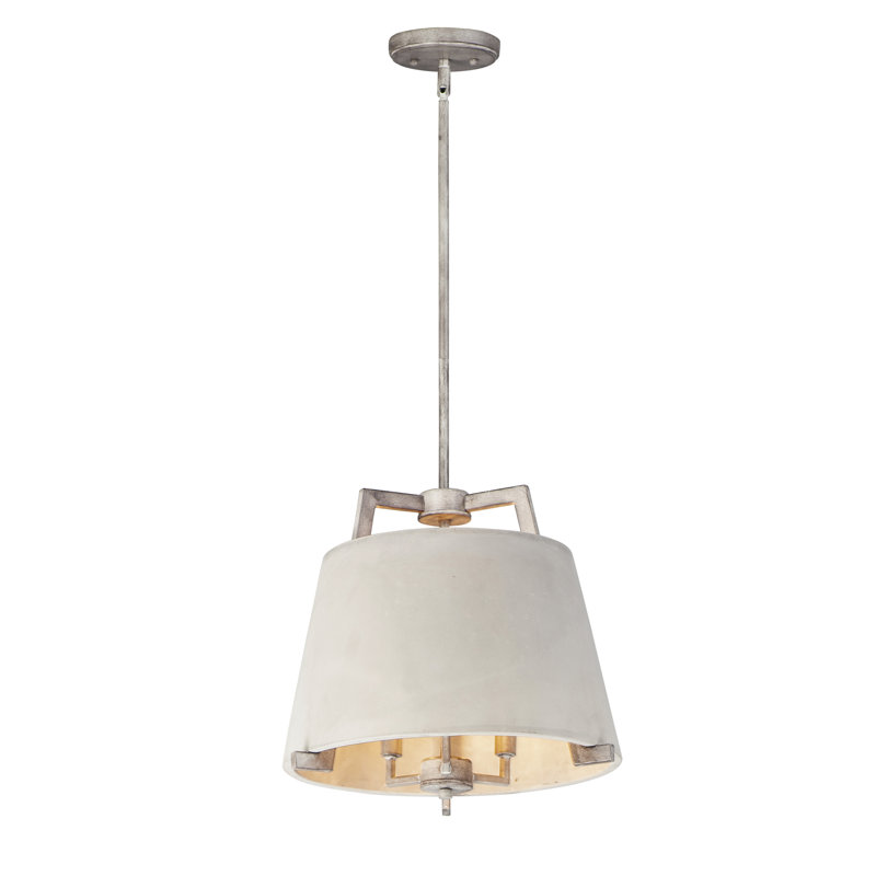 Luminaire suspendu tambour 3 lumières unique Barney