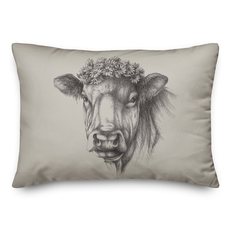 Housse de coussin rectangulaire en polyester 
