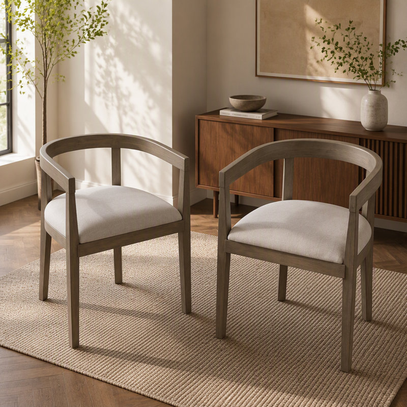 Polyster Dining Chair, 2, Espresso