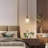 Coleridge 1-Light Dimmable Steel and Glass Pendant