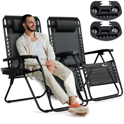 SUNMER Extra Wide Garden Chairs ( Set Of 2)