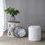 Collection S / 5 French Country Home Decor (comprend une plante artificielle, un vase, des plateaux, un tabouret et une table d'appoint)