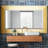 Harbe Wood Rectangle Wall Mirror