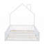 Lit plateforme avec garde-corps Wood House-121066621