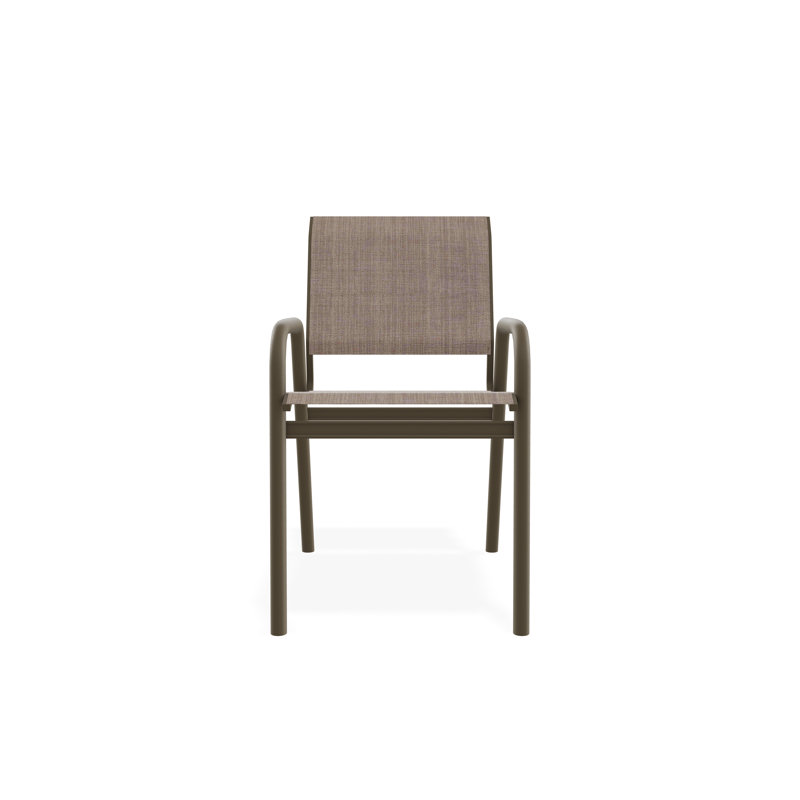 Chaise bistro Gardenella, Bois de plage, Fenouil Augustine Sunbrella®