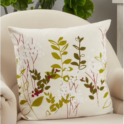 Jardin Square Cotton Pillow Cover