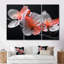 Fleurs de pommier blanches et rouges - Ensemble de salon d'art mural-1513848768-1513848774