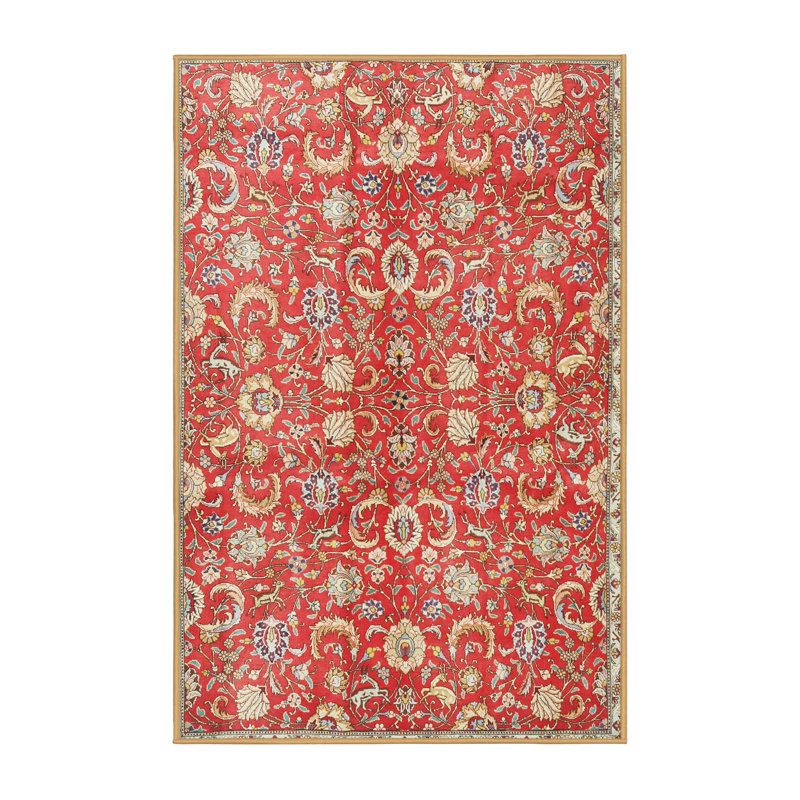 Abate Floral Indoor Rug, Rectangle 3' x 5'