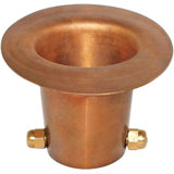 Metal Brass Bolt Gutter Adapter Rain Chain Installation, Large 