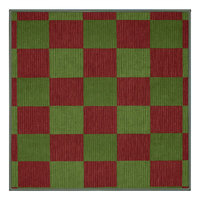 Tapis botanique brun lavable à la machine