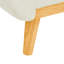 Canapé capitonné 67,7 po de largeur Mid-Century avec pieds en bois