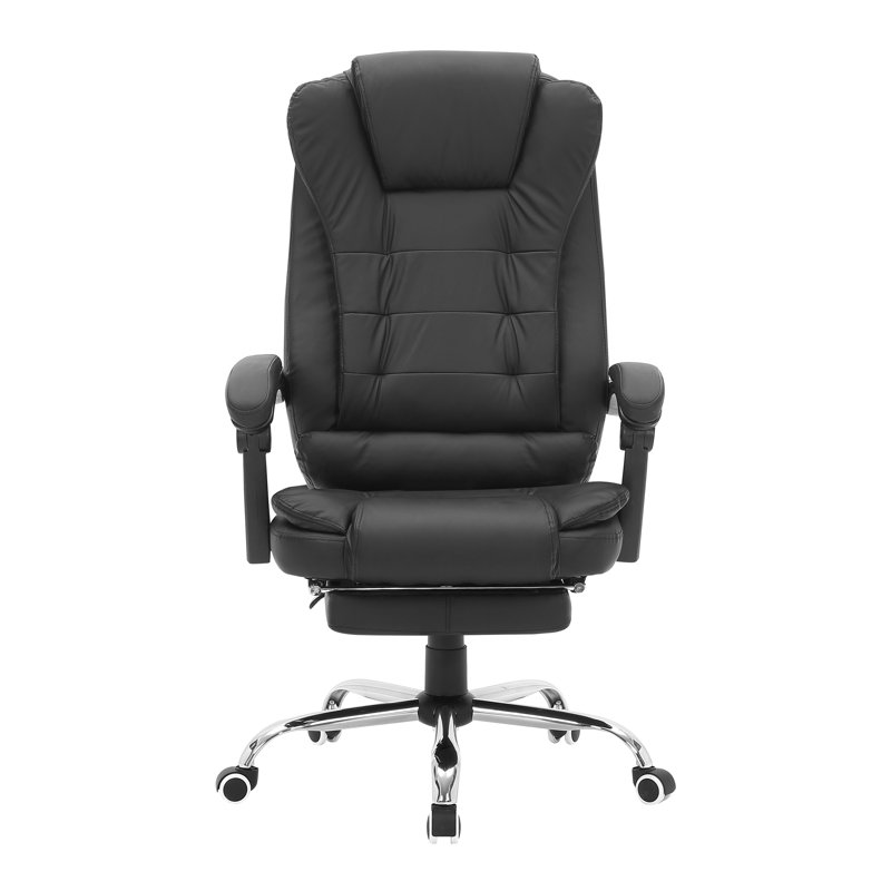 Montes Executive Chair with Headrest, Black