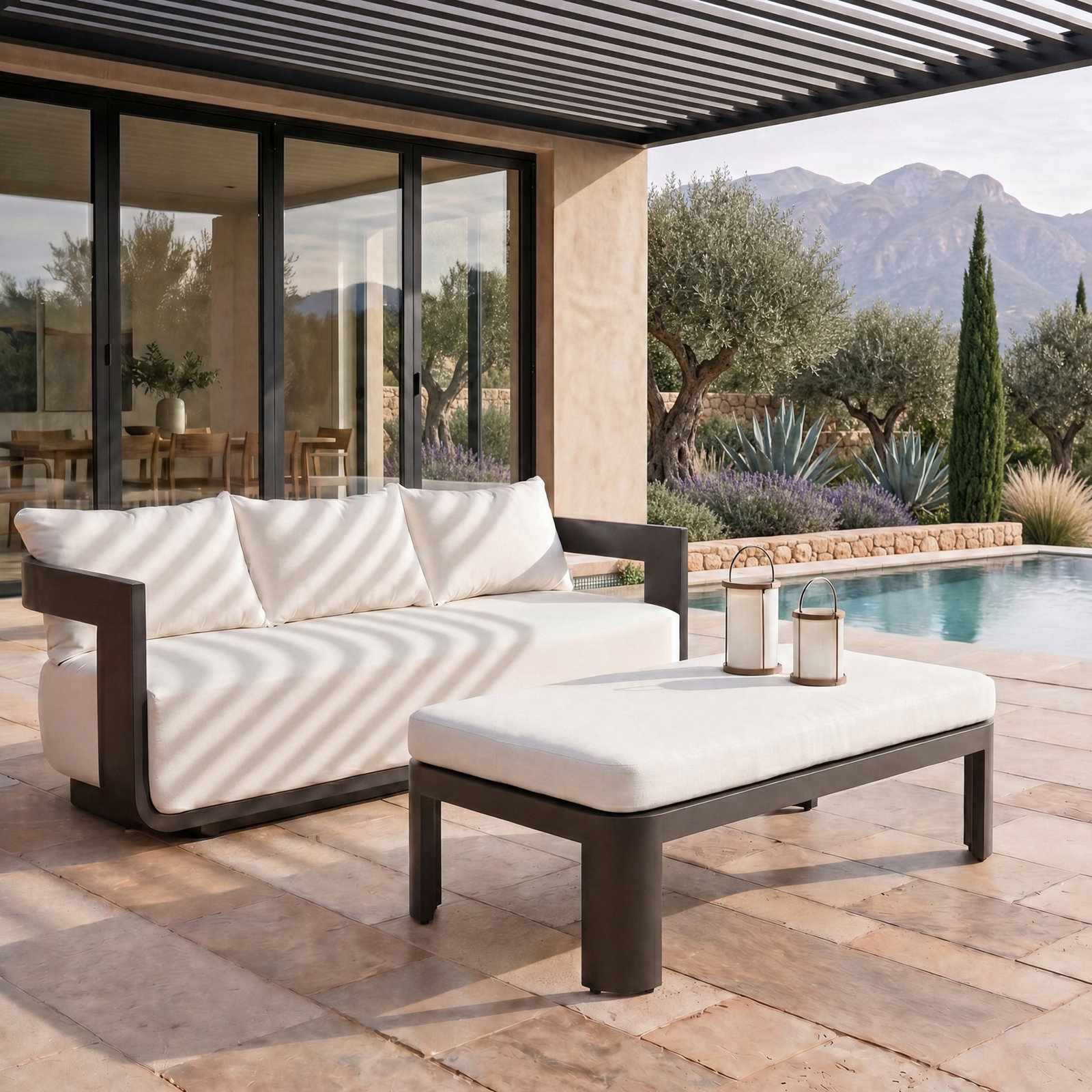 Johnny Aluminum Coffee Table