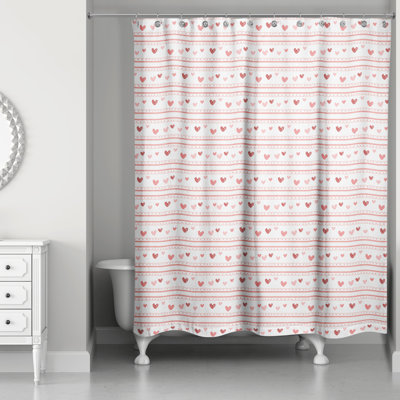 Rideau de douche simple abstrait