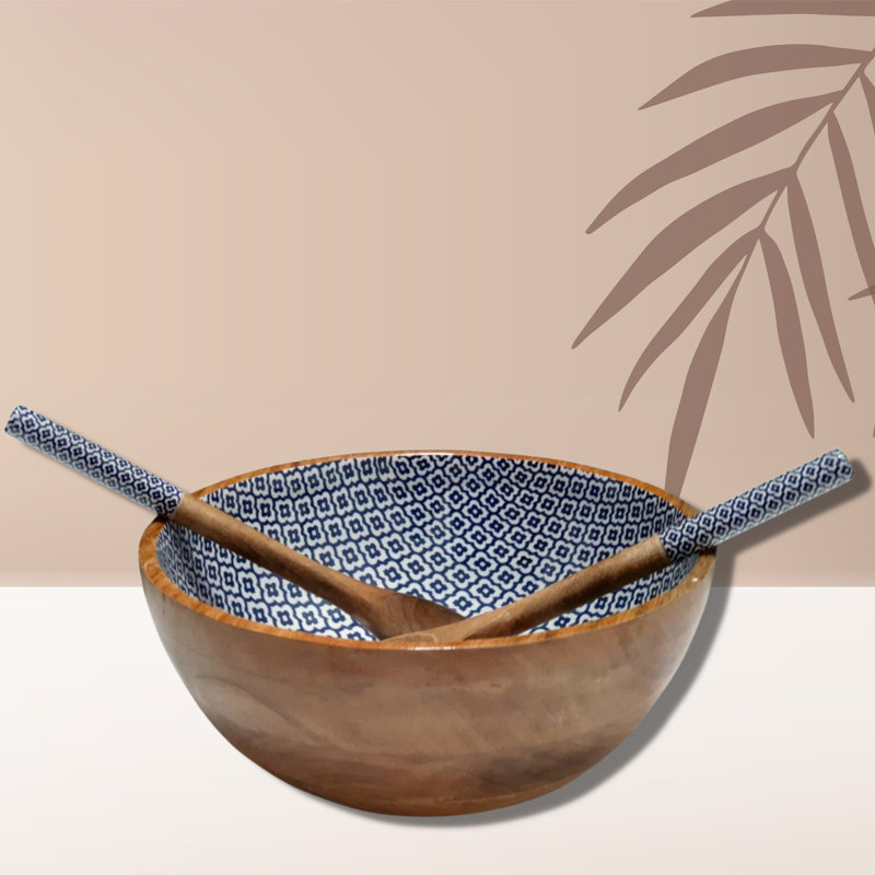 Rosalind Wheeler Wood Serving Bowl