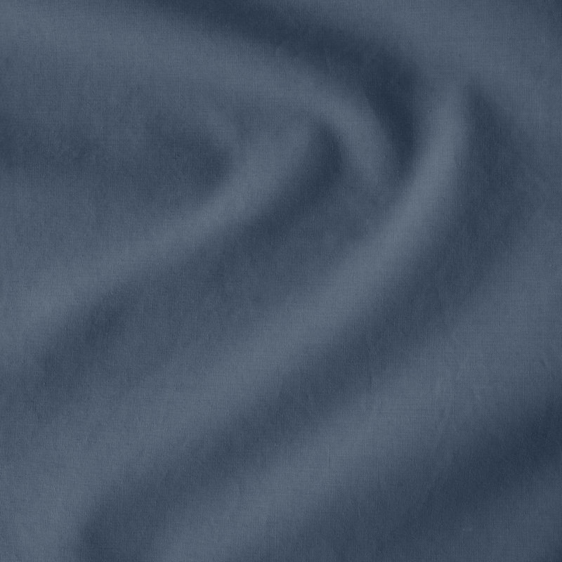 400 Thread Count Organic Cotton Sateen Duvet Cover Set, Bering Sea, Queen Duvet Cover + 2 Standard Shams