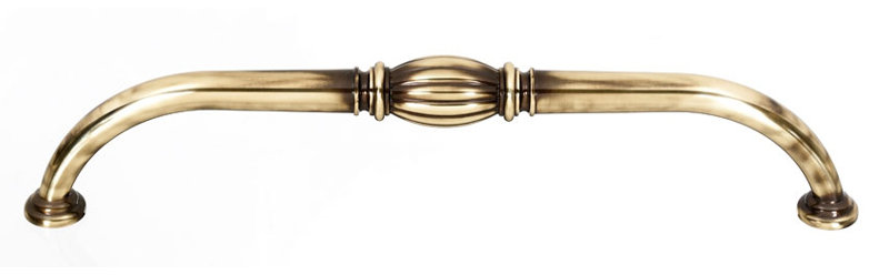Tuscany Arch Pull, 12", Polished Antique
