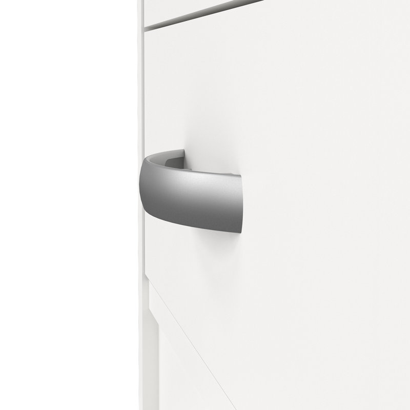 Channay Computer Desk, White