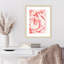 Zen Bamboo Ink Abstraction 2 by Odilia Fu Wood Framed Wall Art Print-359217097-359217102