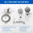Shower Faucet Set Complete Shower Kit Dual Shower Head And Handheld 2 In 1 Combo Set Shower System Shower Trim Kit Combo Set Shower Fixtures-113520116