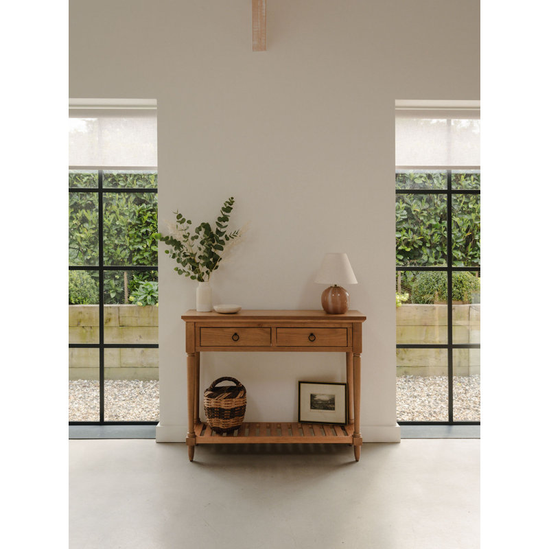 102cm Solid Wood Console Table