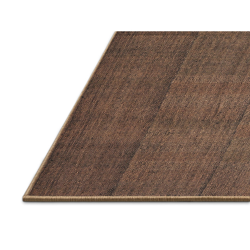 Tapis brun contemporain, Rectangle 2 pi x 4 pi