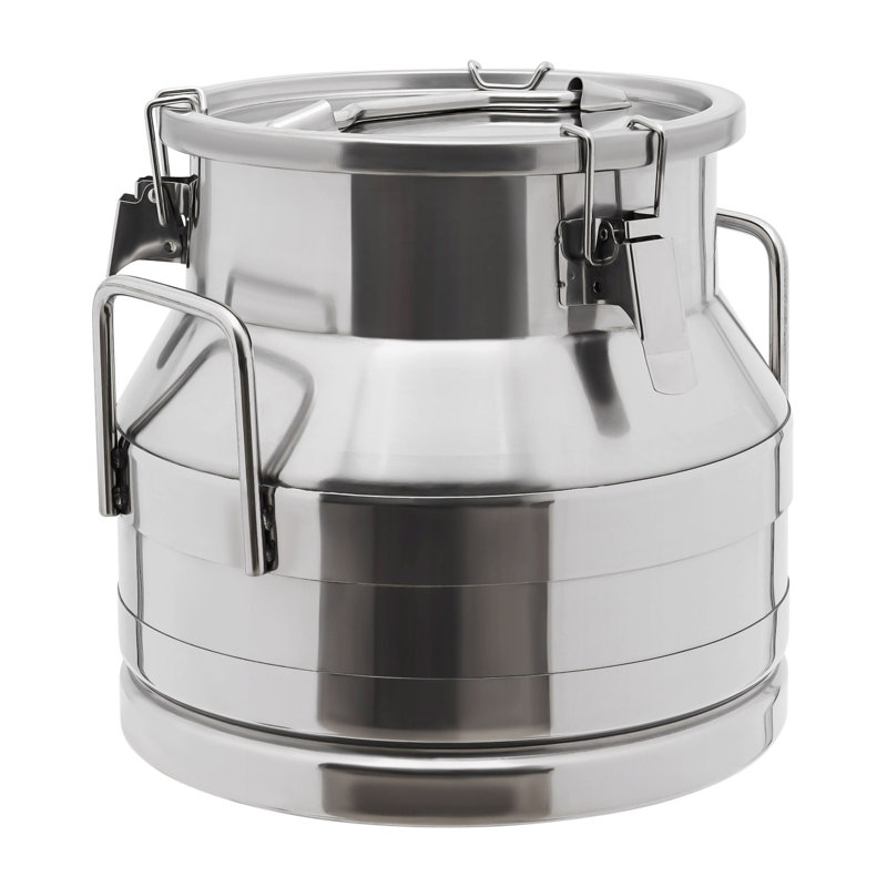 Dermio Stainless Steel Milk Can Sealed Bucket