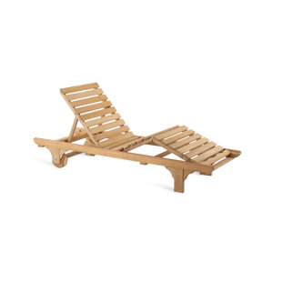 CHELSEA Outdoor Wood Chaise Lounge , Sunbrella Cushion Included