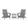 Outdoor Adirondack Chair With Table