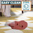 Savoy Minimalist Geometric Machine-Washable Moss/Cream Rug-1499225141
