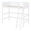 Lit mezzanine en bois avec échelle-641286630