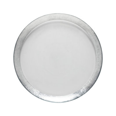 Plat de service en verre