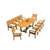Mas Outdoor - Piece Teak Dining Set